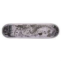 Acid Dreams in Moon Light skateboards
