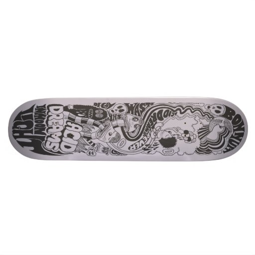 Acid Dreams in Moon Light Skate Deck
