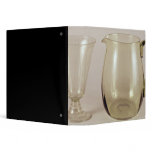 Acid etched vase by James Powell and Sons binders