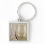 Acid etched vase by James Powell and Sons Key Chains
