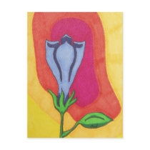 Acid Floral Postcard