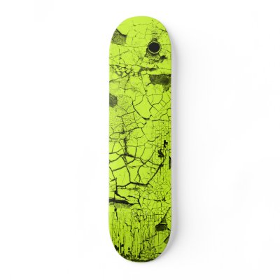 acid grunge skateboard deck by ZombieDecks