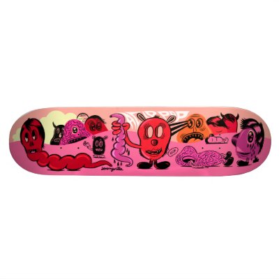 Acid Pop 1 Custom Skateboard by Jeremyville