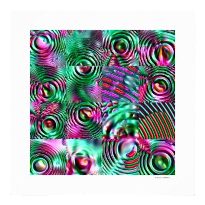 Acid Rain Grid 1 (hi-res print) by victrolux