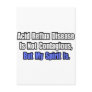 Acid Reflux Disease Is Not Contagious... Postcard