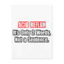 Acid Reflux...Not a Sentence Post Card