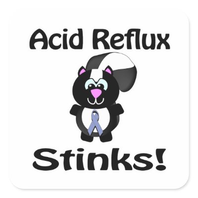 Acid Reflux Stinks Skunk Awareness Design Sticker Zazzle_sticker Acid Reflux Stinks Skunk Awareness Design Sticker Zazzle_sticker