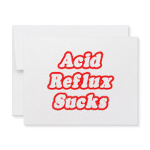Acid Reflux Sucks Personalized Announcement