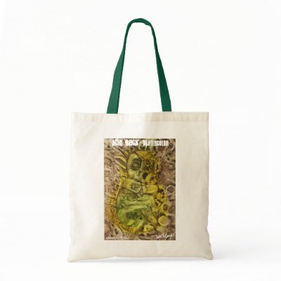 'Acid Reign' Watercolor canvas tote by unASLEEP Canvas Bag by unASLEEP