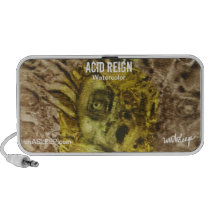'Acid Reign' Watercolor MP3 Speaker  by unASLEEP speakers