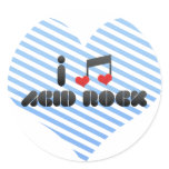 Acid Rock Round Stickers