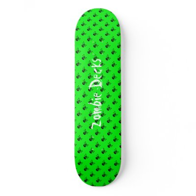 Acid Skullz Skateboard Deck Branded by ZombieDecks
