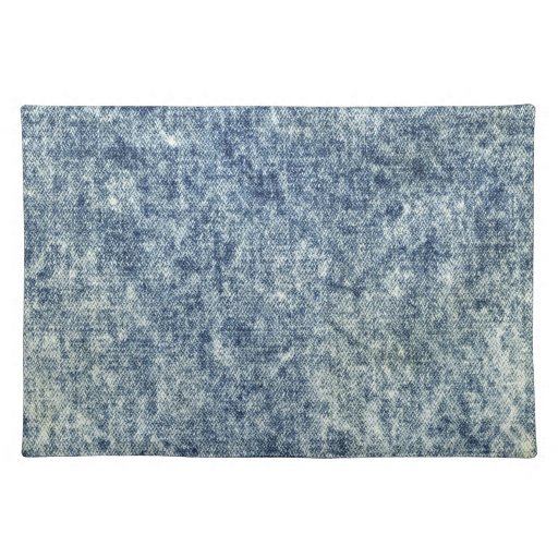Acid Wash Blue Jean Cloth Placemat Zazzle