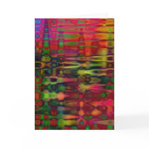 Acid Water Pure Color Abstract Art cards