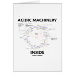 Acidic Machinery Inside (Krebs Citric Acid Cycle) Greeting Card