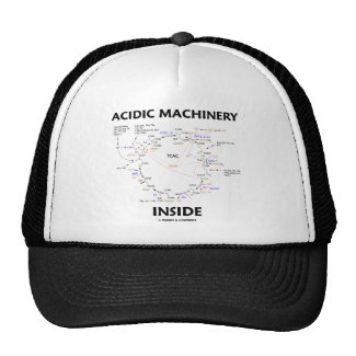 Acidic Machinery Inside (Krebs Citric Acid Cycle) Mesh Hats