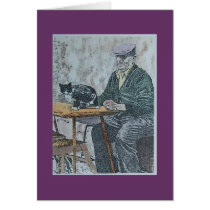 acim and his cat card