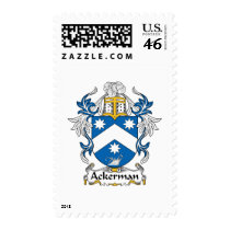 Ackerman Family Crest Postage