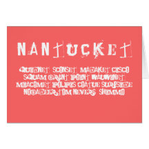ACKnowledge Nantucket Places Card