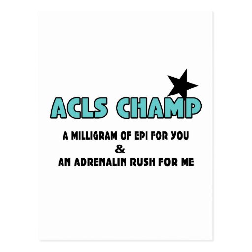 ACLS Champ Post Card