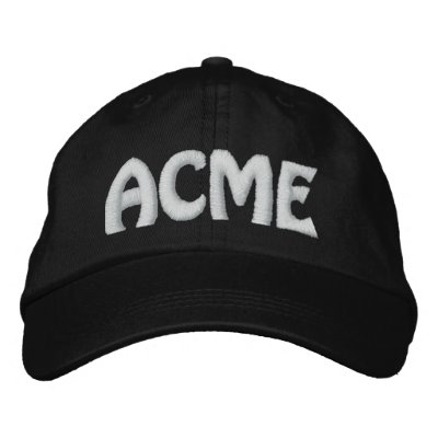 ACME EMBROIDERED HAT by gr33nleaf