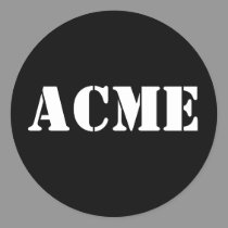 ACME novelty stickers