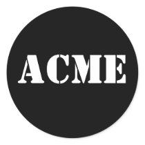 ACME novelty stickers