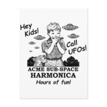 Acme Sub-Space Harmonica (Calls UFOs) Postcard