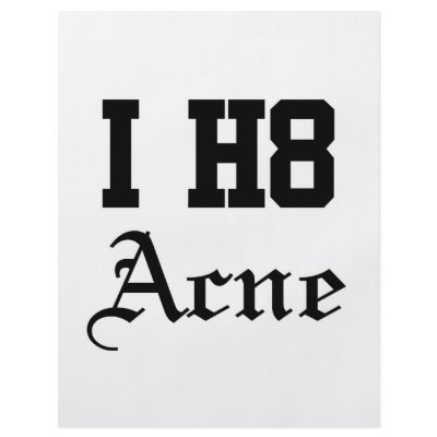 acne personalized flyer by ih8designs