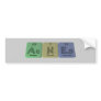 Acnes-Ac-N-Es-Actinium-Nitrogen-Einsteinium Bumper Sticker