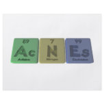 Acnes-Ac-N-Es-Actinium-Nitrogen-Einsteinium Flyer Design