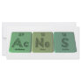 Acnes-Ac-Ne-S-Actinium-Neon-Sulfur Custom Rack Cards