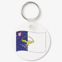 Acores flag keychains