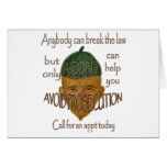 Acorn - Anybody can break the law... Card