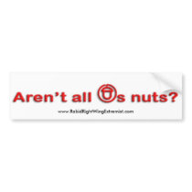 Acorn Nuts Bumper Sticker