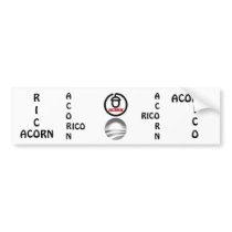 ACORN RICO bumper stickers