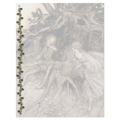 Acorn Wood Nymph Letterhead by golden_oldies