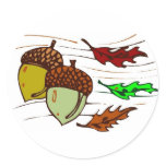 Acorns And Leaves