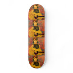 acoustic girl art skateboards