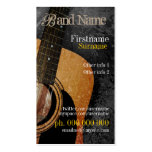 Acoustic Grunge Guitar Music Business card