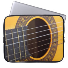 Acoustic Guitar Background Computer Sleeves