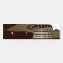Acoustic Guitar Bumper Sticker