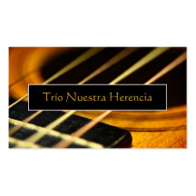 Acoustic Guitar Business Card Templates