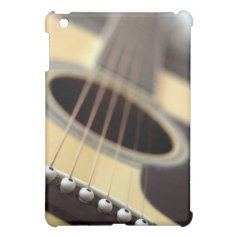 Acoustic guitar closeup photo iPad mini covers