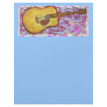 Acoustic Guitar Colours Personalized Letterhead