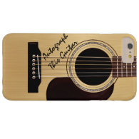 Acoustic Guitar Custom Autograph Barely There iPhone 6 Plus Case