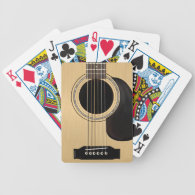 Acoustic Guitar Deck Of Cards