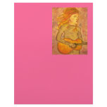 acoustic guitar drawing letterhead