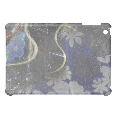 acoustic guitar flower dress grunge scratch music. iPad mini case acoustic guitar flower dress grunge scratch music. iPad mini case