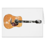 Acoustic Guitar horizontal (distressed) Card